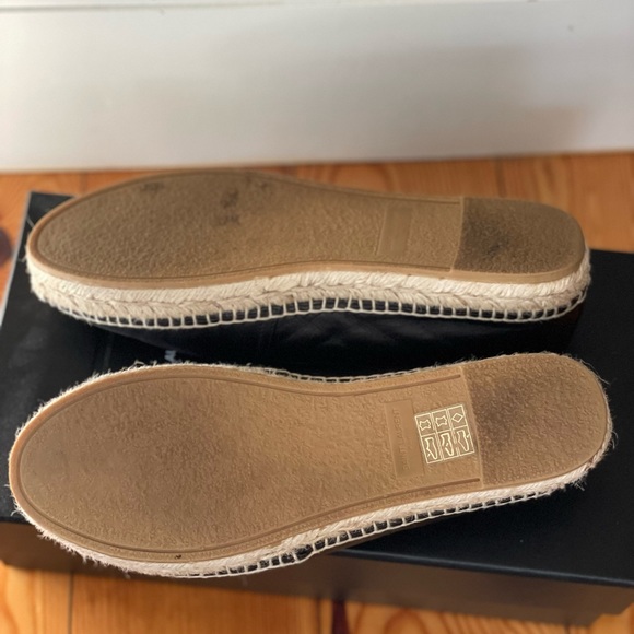 Saint Laurent YSL LEATHER ESPADRILLE FLATS - Picture 4 of 5